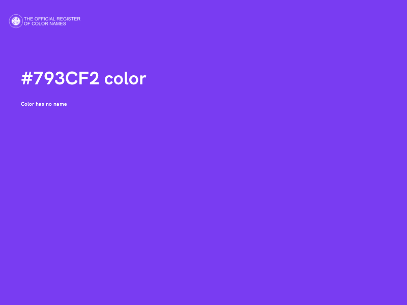 #793CF2 color image