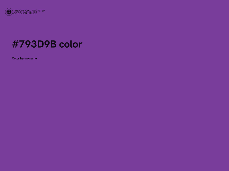 #793D9B color image