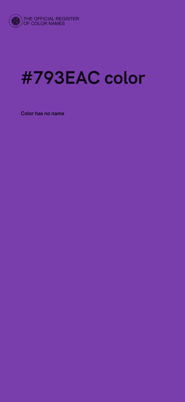 #793EAC color image