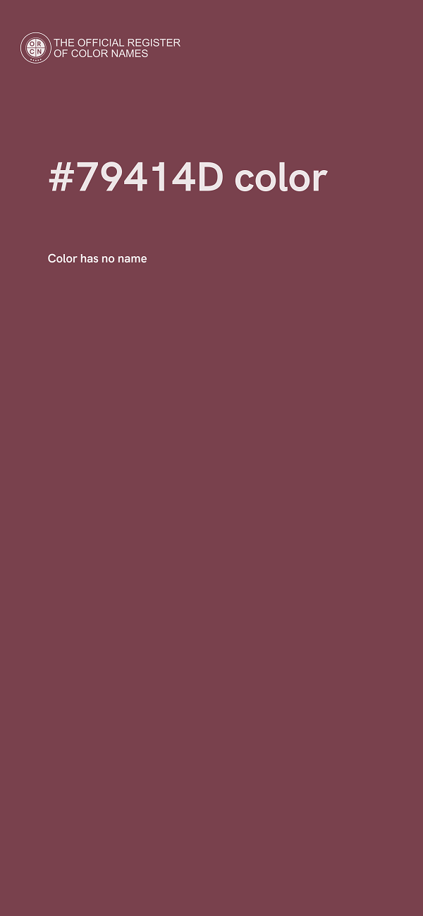 #79414D color image