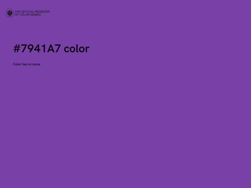 #7941A7 color image
