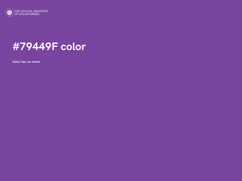 #79449F color image