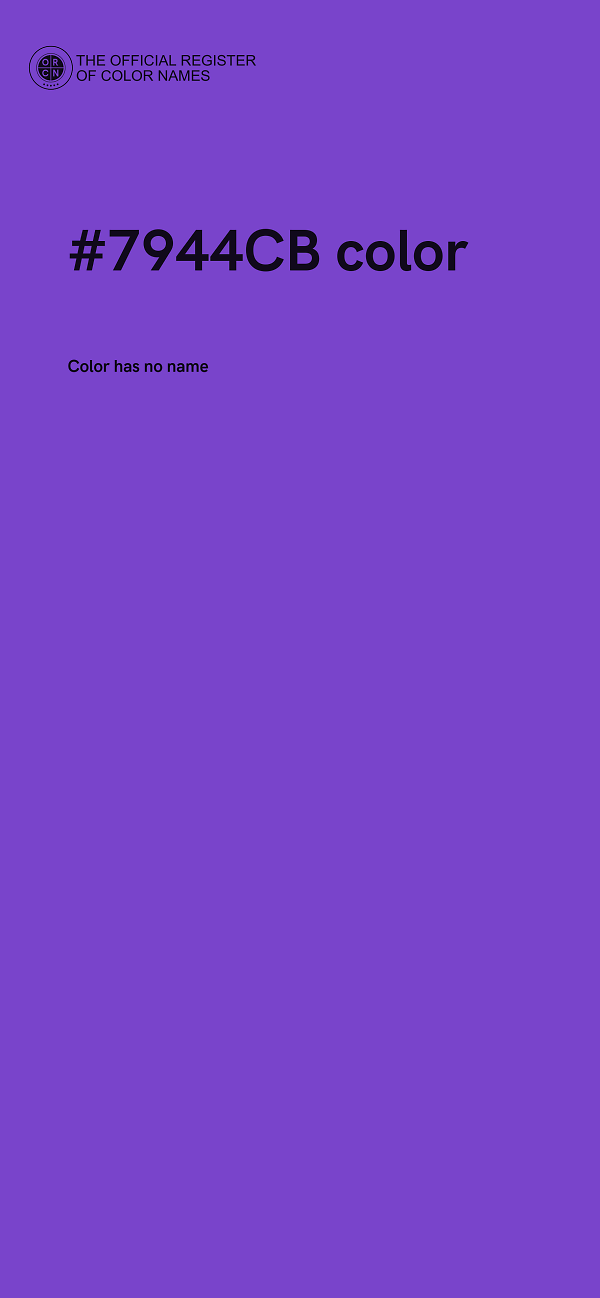 #7944CB color image