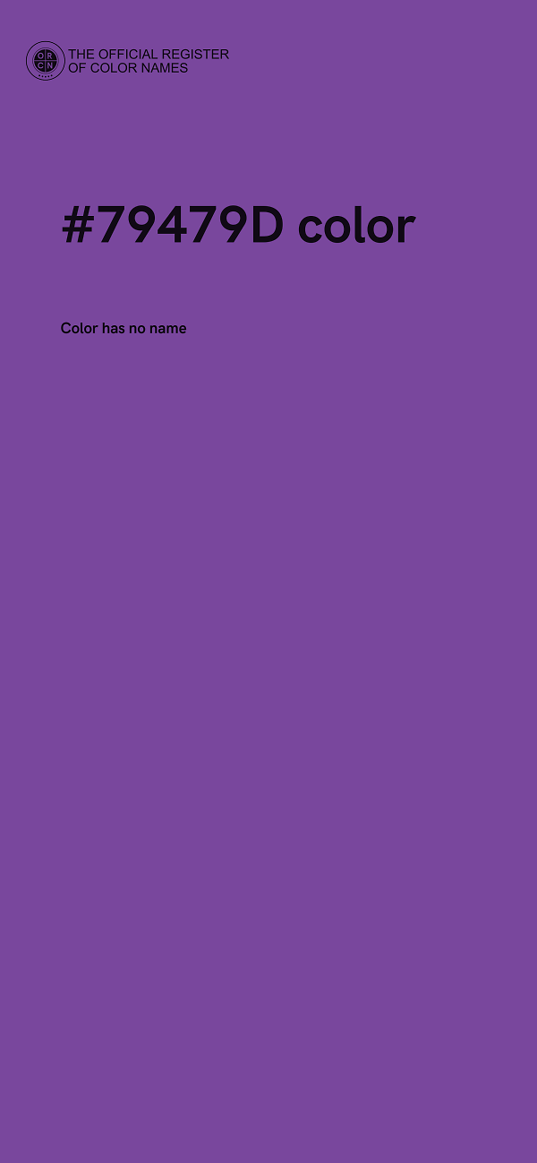 #79479D color image