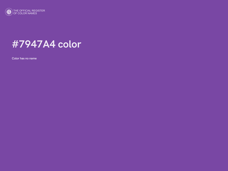 #7947A4 color image