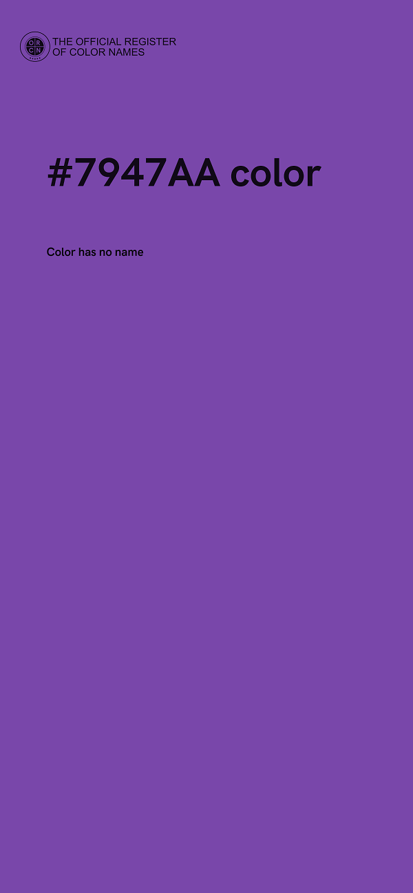 #7947AA color image