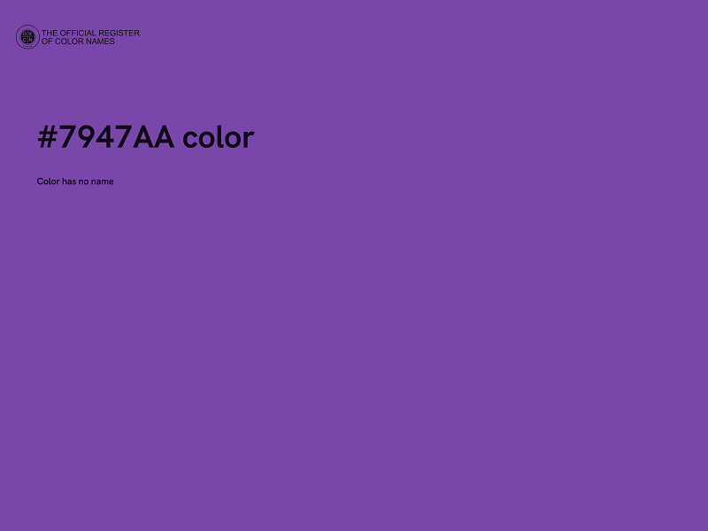 #7947AA color image