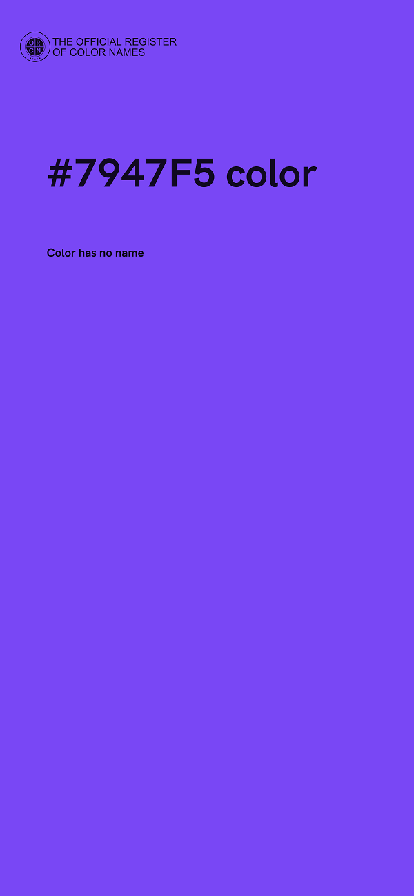#7947F5 color image