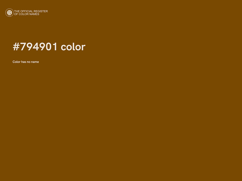 #794901 color image