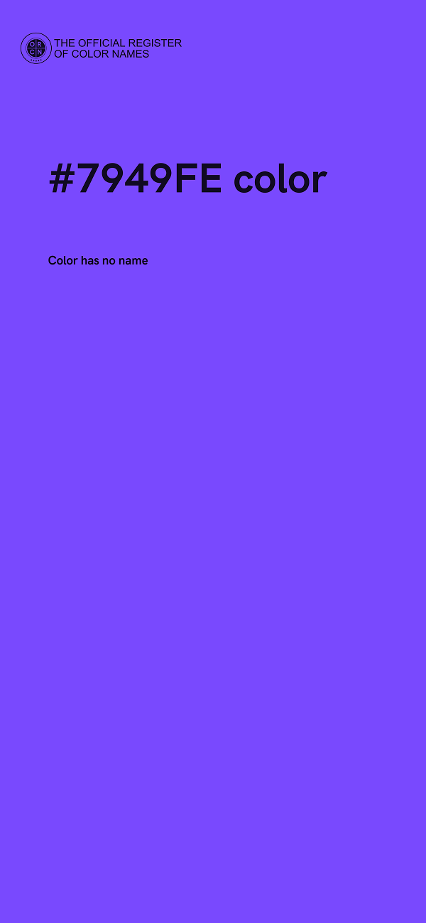 #7949FE color image