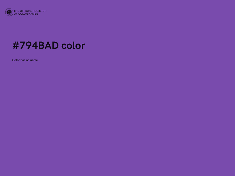 #794BAD color image