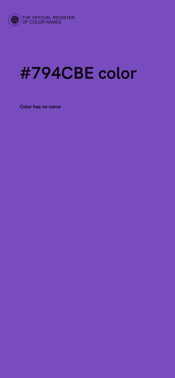 #794CBE color image