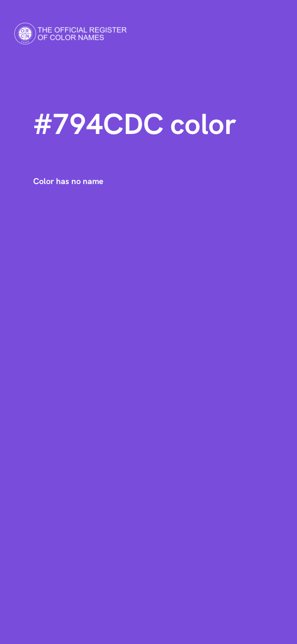 #794CDC color image