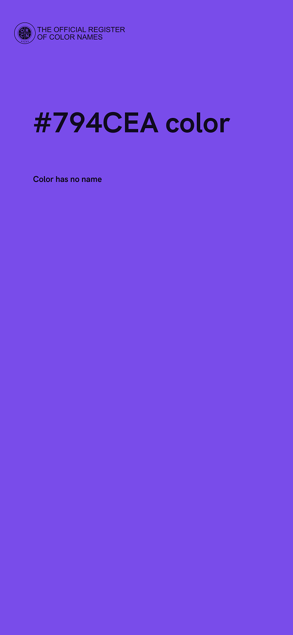 #794CEA color image