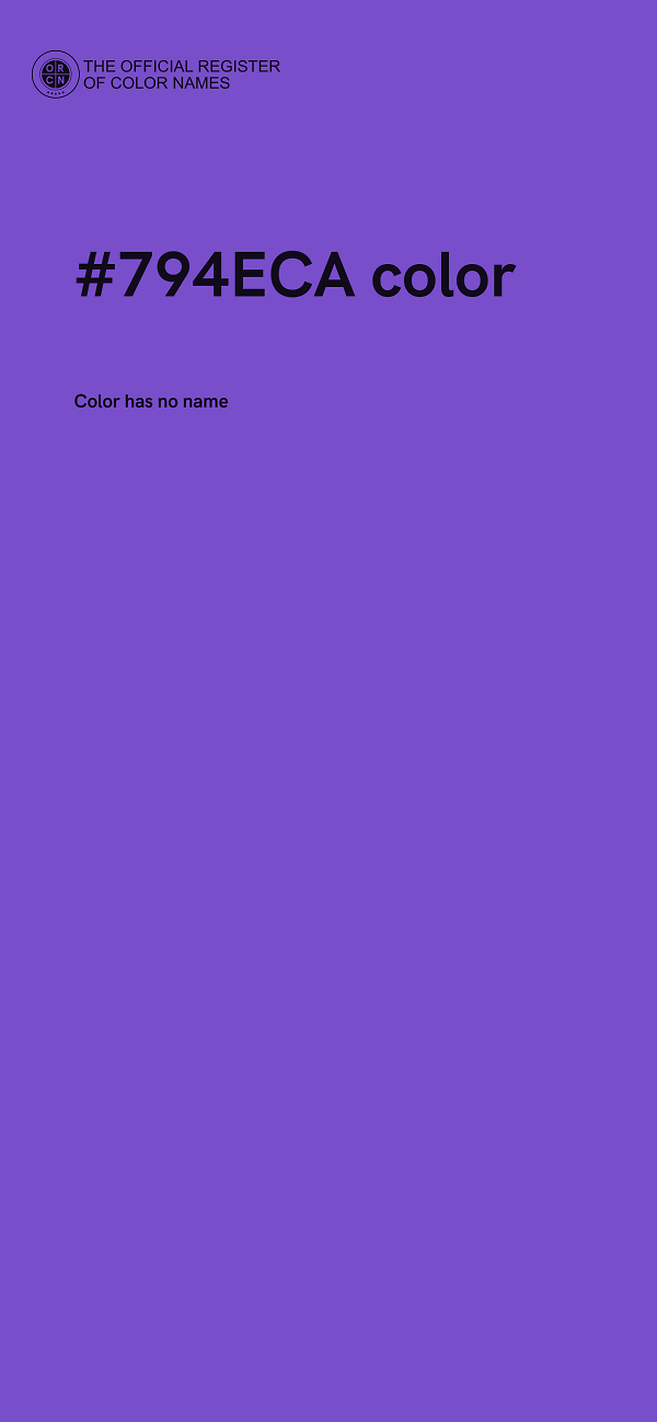 #794ECA color image