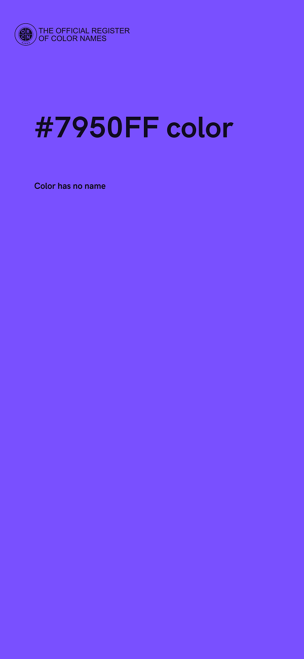 #7950FF color image