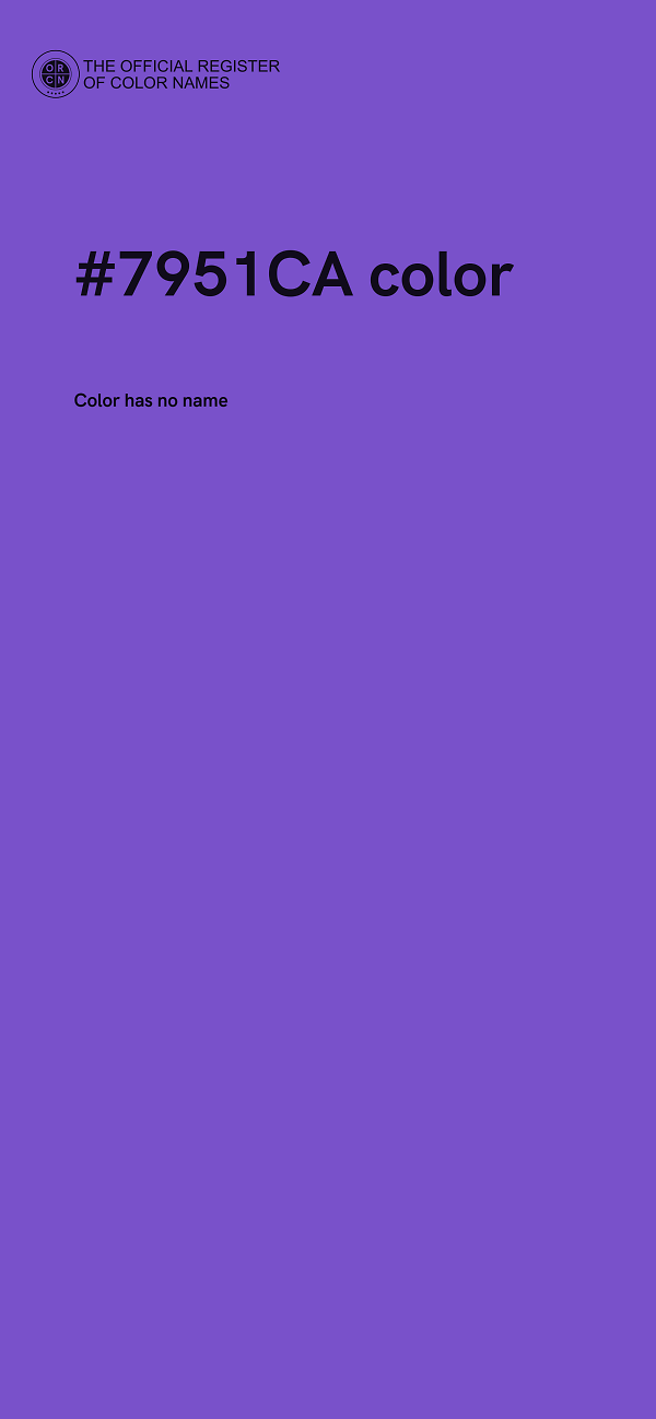 #7951CA color image