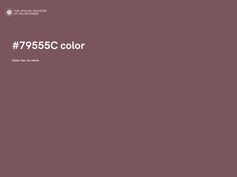 #79555C color image