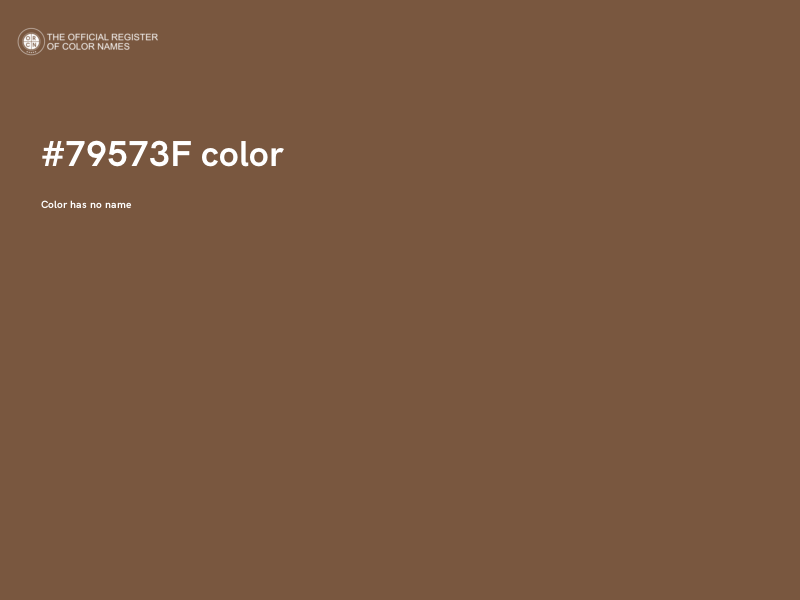 #79573F color image