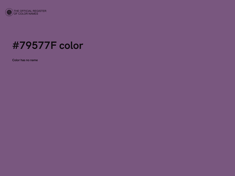 #79577F color image
