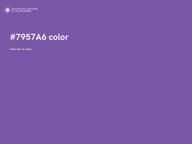 #7957A6 color image