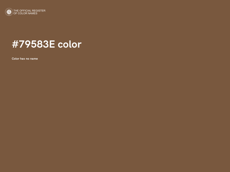 #79583E color image