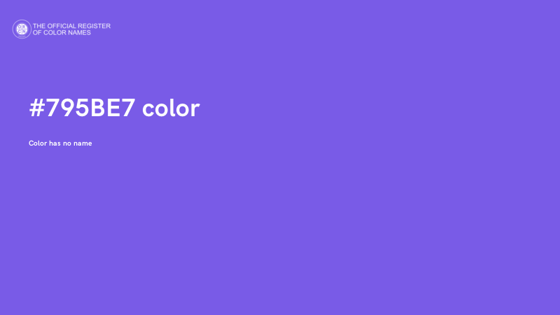 #795BE7 color image