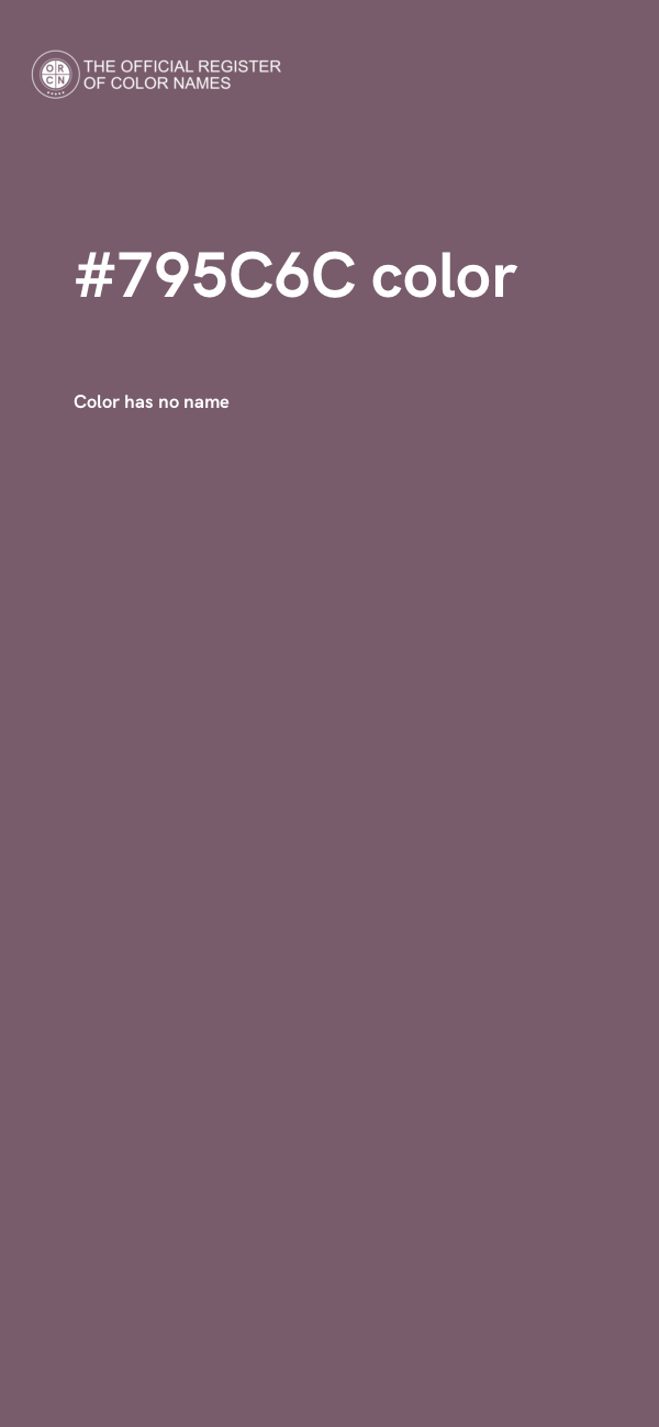 #795C6C color image