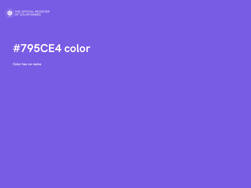 #795CE4 color image