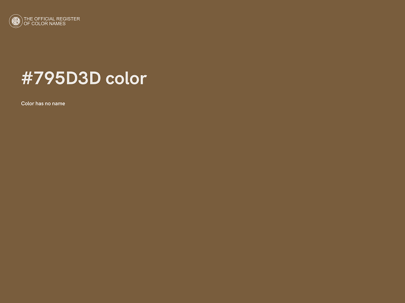 #795D3D color image