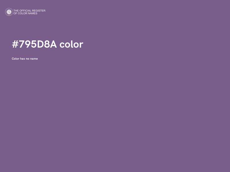 #795D8A color image