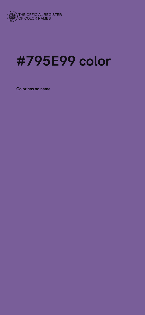 #795E99 color image