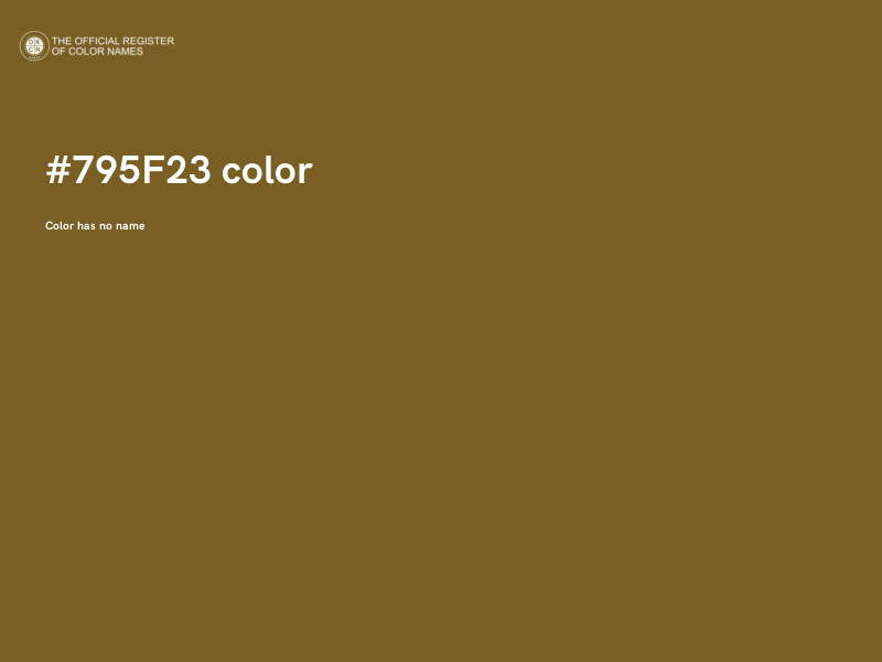 #795F23 color image