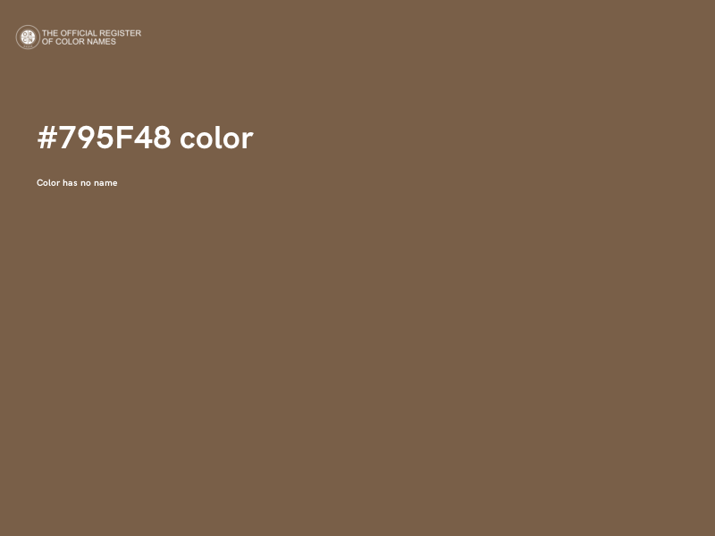 #795F48 color image