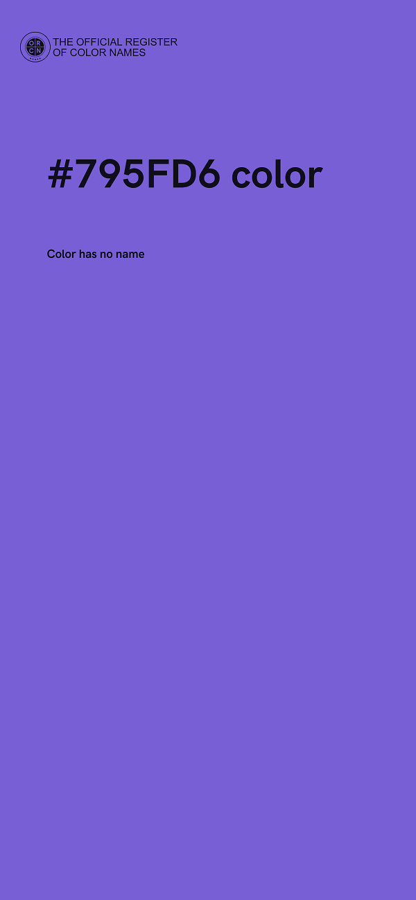 #795FD6 color image