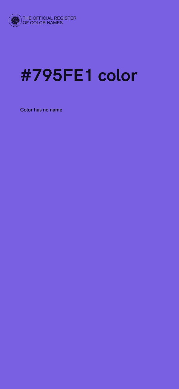 #795FE1 color image