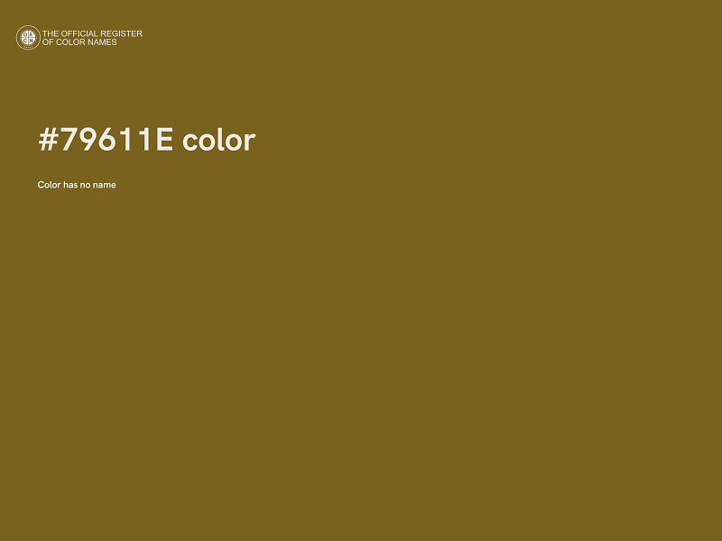 #79611E color image