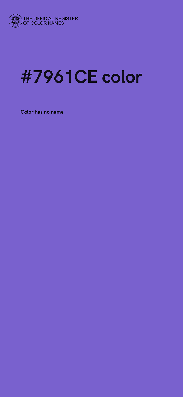 #7961CE color image