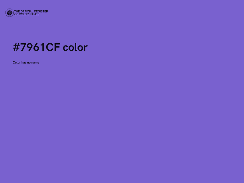 #7961CF color image