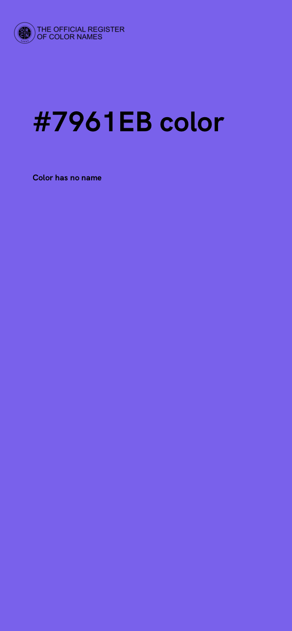 #7961EB color image