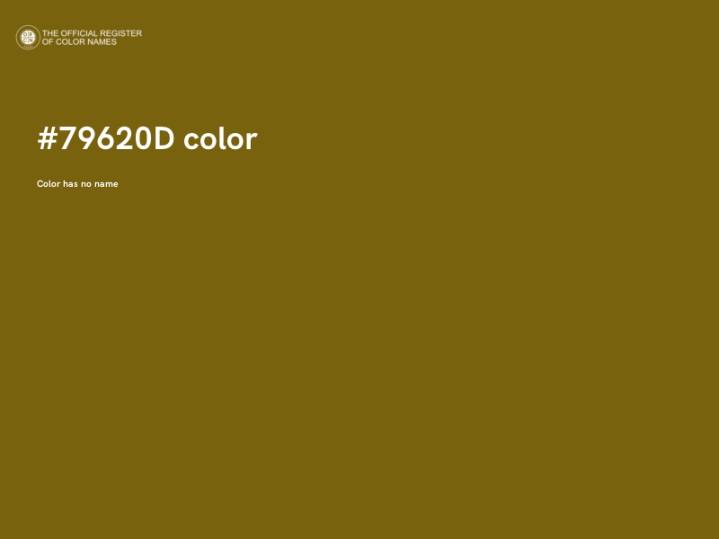 #79620D color image