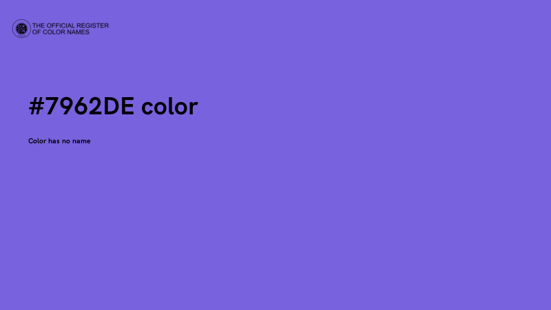 #7962DE color image