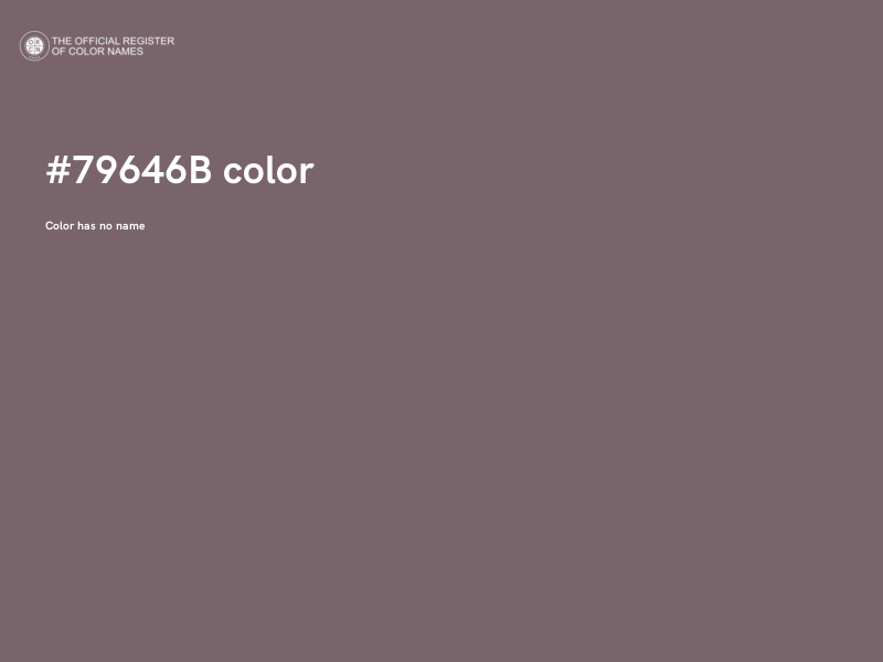 #79646B color image