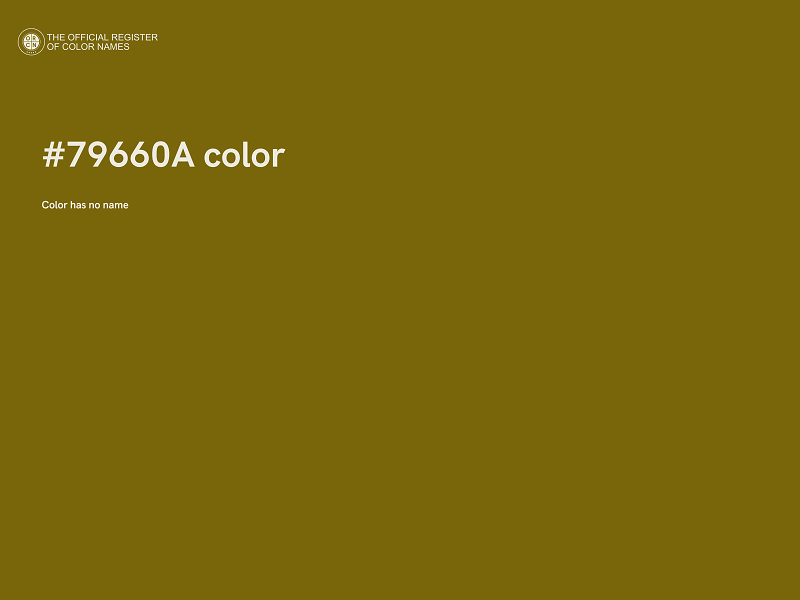 #79660A color image