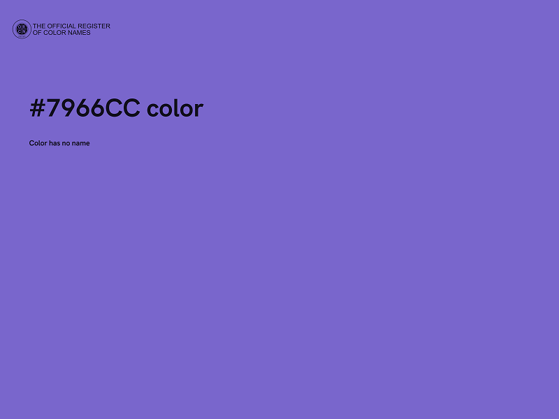 #7966CC color image