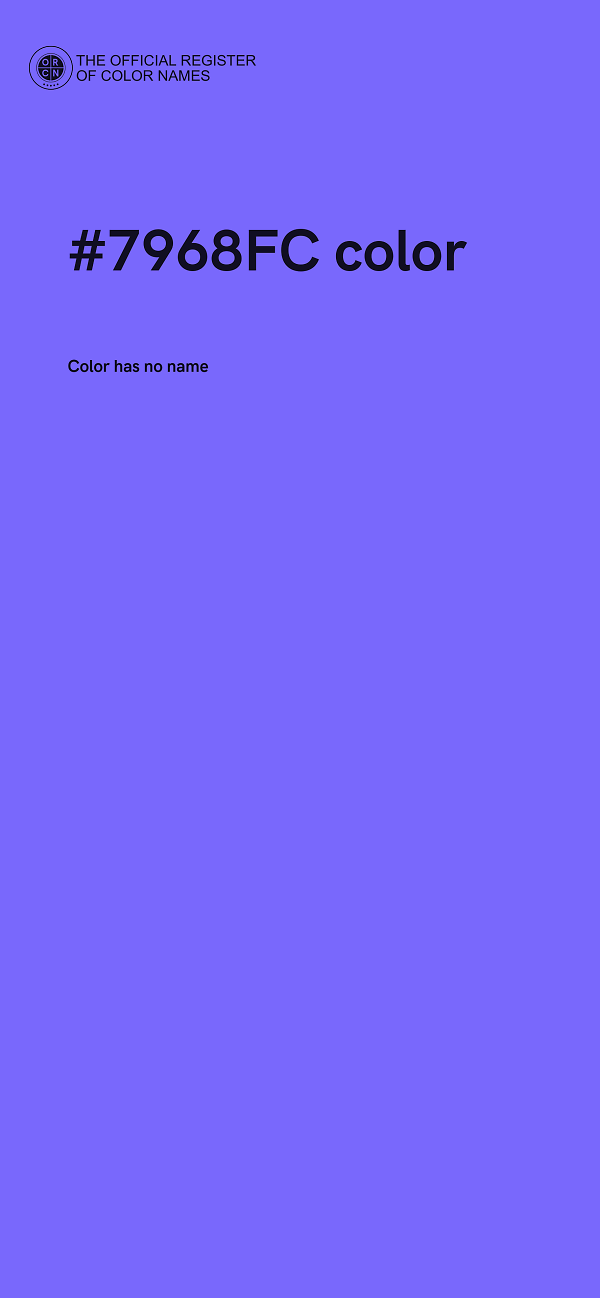 #7968FC color image