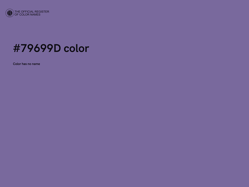 #79699D color image