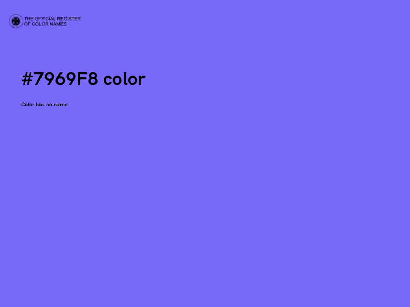#7969F8 color image