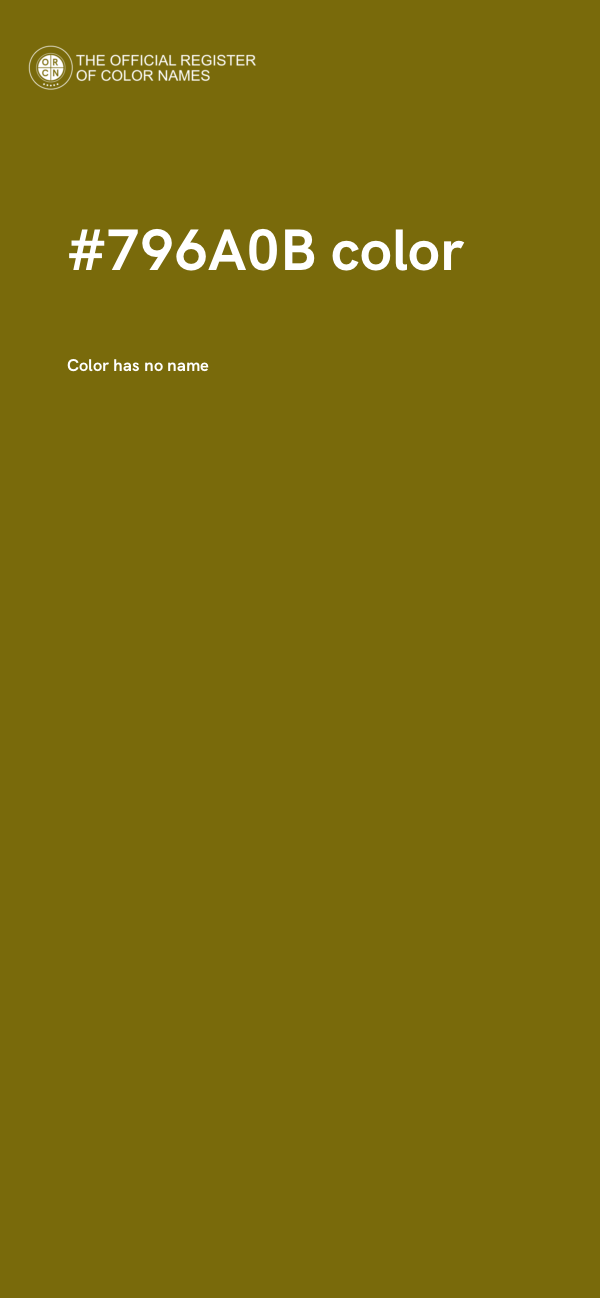 #796A0B color image