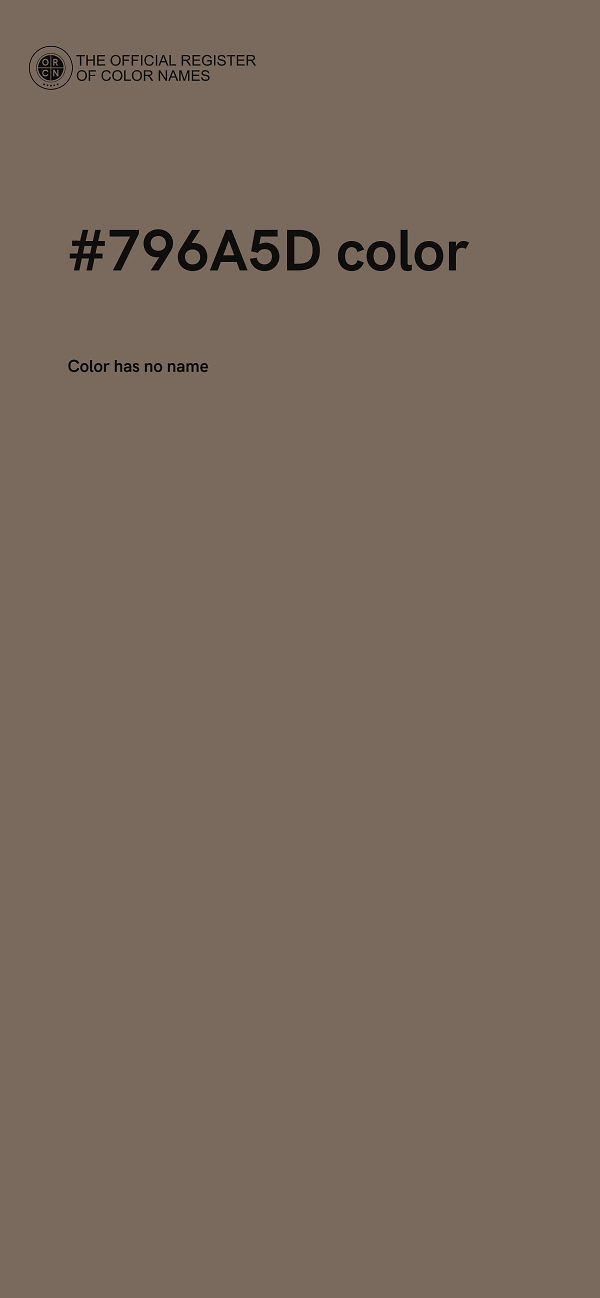 #796A5D color image